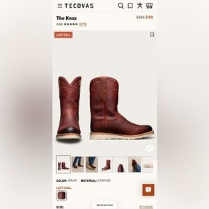 Tecovas Wheat Cowhide Boots